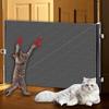 40x125cm Retractable Fence Gate Barrier Folding Pet Safety Enclosure Universal Black Baby Safe Guard Door Home Dog Cat Barriers