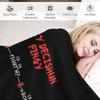 Ork WAAGH Decision Chart (Decishun Fingy!) Throw Blanket Multi-Purpose Hair Blanket