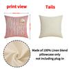 Easter Pillow Happy Bunny Print Decorative Square Combination Pillow Case Versatile Sofa Cushion