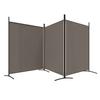 Vidaxl Parawan 3-Panelowy, Antracytowy, 525X180 Cm, Tkanina