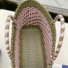 Large Capacity Beach Tote Bag Countryside Style Vegetable Basket Bag Casual Weave Bag  Travel