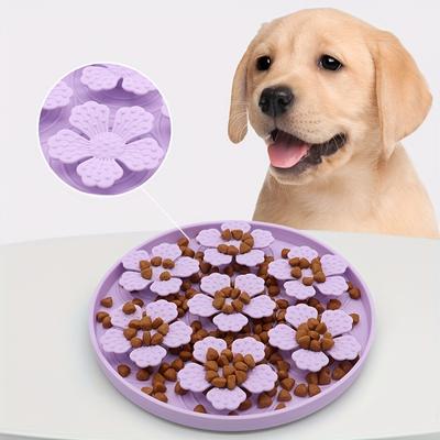 Tappetino Alimentatore Lento per Animali in Silicone Ciotole per Cani Tappetino Leccata per Cani con Ventose Cuscinetti Anti-soffocamento per Alimentazione Lenta Ciotola Stoviglie