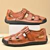 Men's Sports Sandals - Closed Toe Outdoor Fisherman Shoes, Breathable Summer Beach Loafers Non-Slip