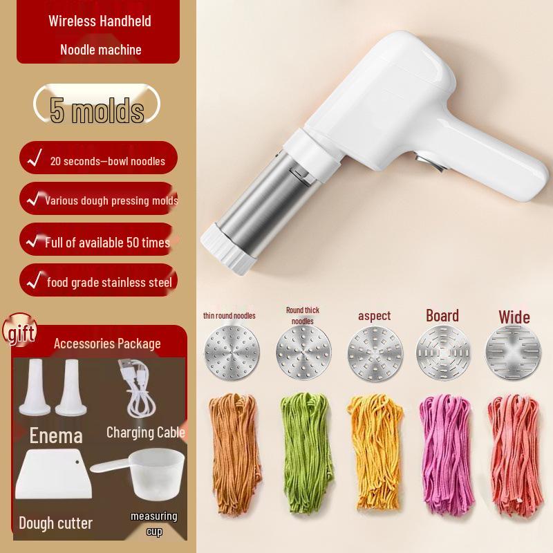 2024 New Style Household Electric & Handheld Noodle Press Machine – Fully Automatic Small He Lao Maker