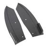 2 Pcs Rear Bumper Lip Spoiler Aerodynamic Lightweight Lower Chin Diffuser Splitter for X4 G02 M‑Sport 2018 To 2021