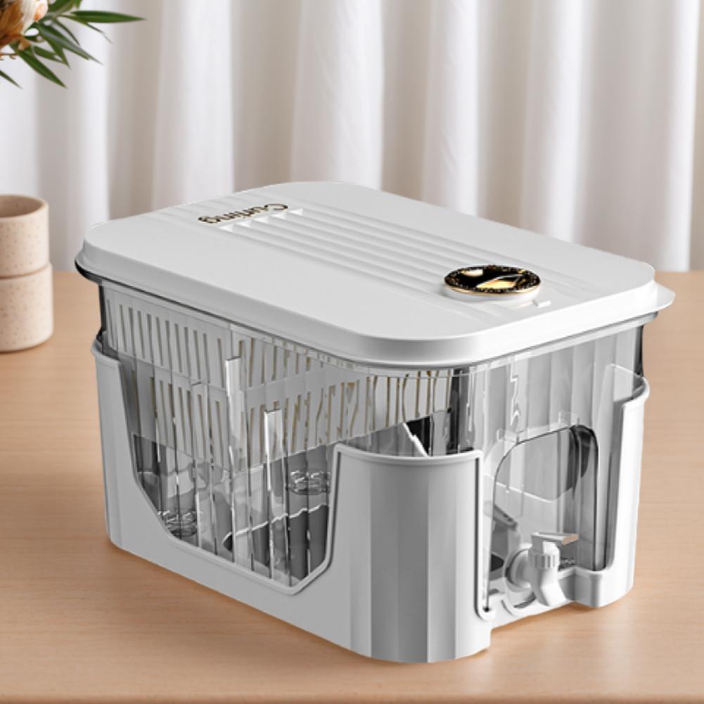 5L Cold Kettle with Faucet Refrigerator Juice Pitcher Home Plastic Beverage Dispenser for Iced Tea Lemonade Fridge Bar Party