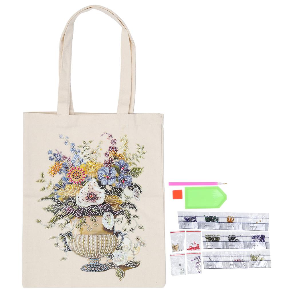 Diamond Painting Tasche DIY Diamond Painting Werkzeug Set Handtasche Einkaufstasche für Zuhause Schule BB006