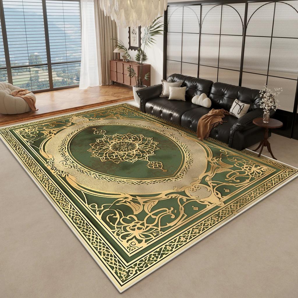 Zlatý Mramor Velké Obývací Pokojové Koberce Luxusní Dekorace Domov Ložnice Nadýchaný Plyšový Koberec 200x300cm Kancelářská Plocha Protiskluzové Měkké Podložky