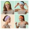 Haarband Weicher Stoff Elastisches Haargummi Einfarbige Atmungsaktives Stirnband Yoga Laufen Fitness Haargummi Tägliches Tragen