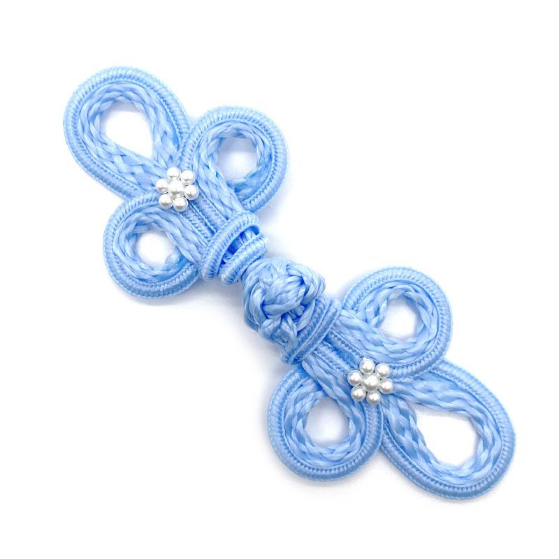 1 Pièce Nœud Chinois Style Chinois Fleur de Prunier DIY Accessoires Vêtements Hanfu Bouton Cheongsam Perle Fait Main