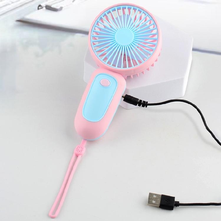 USB Mini Strong Wind Handheld Fan USB Rechargeable Mini Desktop Air Cooler