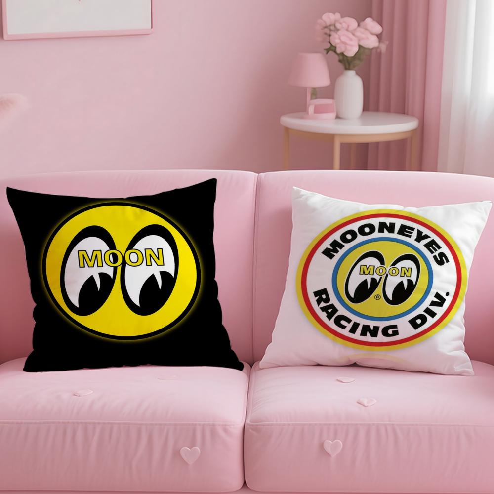 Cute Cartoon M-Mooneyes Cushion Cover Comfortable Reversible Pillow Cover Ideal For Car Sofa Bedroom & Beyond