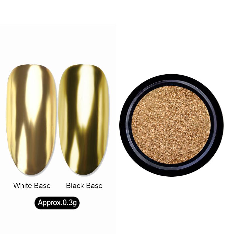 Chameleon Mirror Nail Powder Glitter Decoration Gel Polish Nail Art Dust Metallic Metal Polish Chrome Pigment Dazzling Accessory