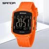 Trendy Luminous Large-Digit Waterproof Watch for Swimming - Multifunctional Transparent Wristwatch for Men and Women