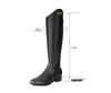 Hochgeschnittene Reitstiefel aus Rindsleder 8106107