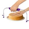 Verstellbarer Kuchen-Nivellierer zum Nivellieren und Schichten, Schichtschneider, Drahtsäge, Kuchen-Dekorationswerkzeug, Brot-Kuchenschneider, Backwerkzeug