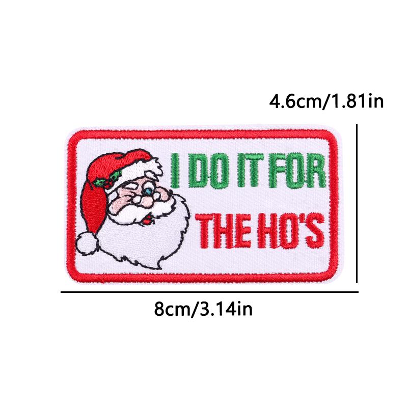 Hats Jeans Sew /Ironing Patch Square Cartoon Letter /Slogan Embroidered Diy Iron On Patches For Clothing Backpack Jackets Badges 