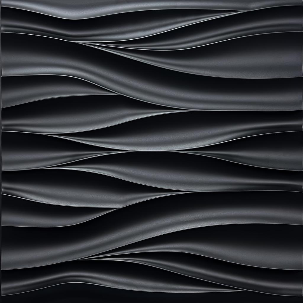 10 Pezzi Rivestimento Murale a Strisce Ondulate 3D Premium Pvc Decorazione Murale Per Soggiorno Camera da Letto Ufficio Decorazione Sfondo TV Non Autoadesivo