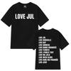 Rapper Jul Graphic Vintage Tshirt Unisex Women Fashion Hiphop T Shirt Summer Shortsleeved High Quality Cotton Aesthetic Tshirts