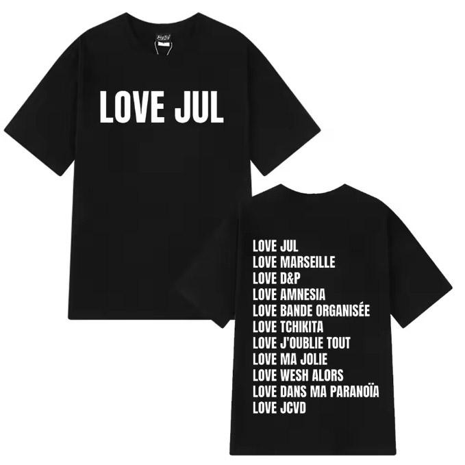 

Rapper Jul Graphic Vintage Tshirt Unisex Women Fashion Hiphop T Shirt Summer Shortsleeved High Quality Cotton Aesthetic Tshirts 4XL