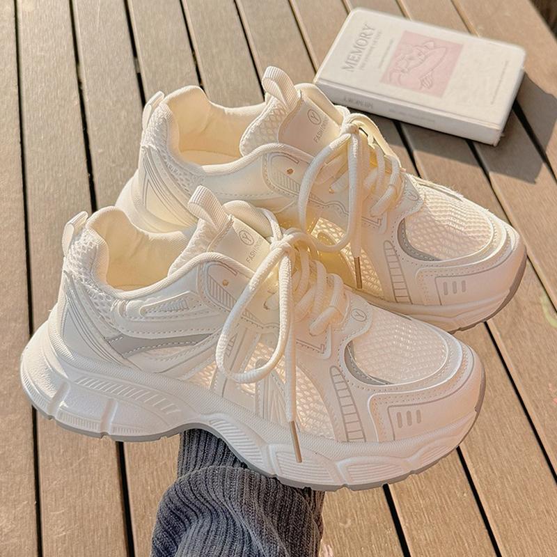 Fashion Casual Woman Shoe Wedge Basket 2025 Clogs Platform Tennis Female Sports Creepers Breathable Summer New Small Leisure Shoes Woman