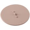 Set of 3 with Teaspoon Holder Silicone Cup Covers Round Hot Cup Lids Cute Mugs Lids  Coffee Tea