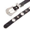 Fashion Adult Rhinestone Belt for Dress Sequins Waist Belt Locomotive Style Belt