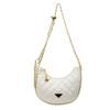 Rhombus Embroidery Thread Small Bag Women's New Popular Texture Chain Messenger Bag Hand Carry Mini Dumpling Bag