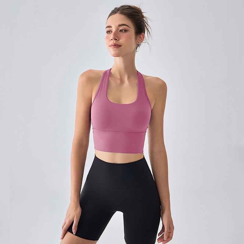 Women's Cross-Back Sports Bra for Running, Fitness, Yoga, and Pilates