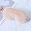 1Pc Plush Eye Mask Rabbit Hair Eye Mask Autumn and Winter Comfortable Skin-friendly Simulation Silk Eye Mask Shading Sleep