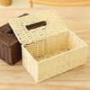 Home Rustic Car Organizer Natural Tissue Holder Paper Towel Dispenser Napkin Box Wipes Storage Case