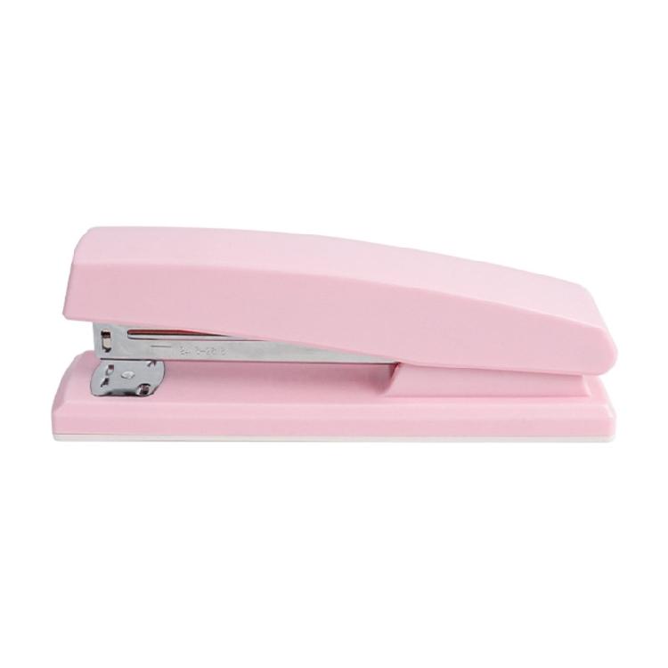 

Labor-Saving Stapler 20 Sheets Capacity Desktop Staplers Fit on #12 Staple (Not Included) for School Office розовый