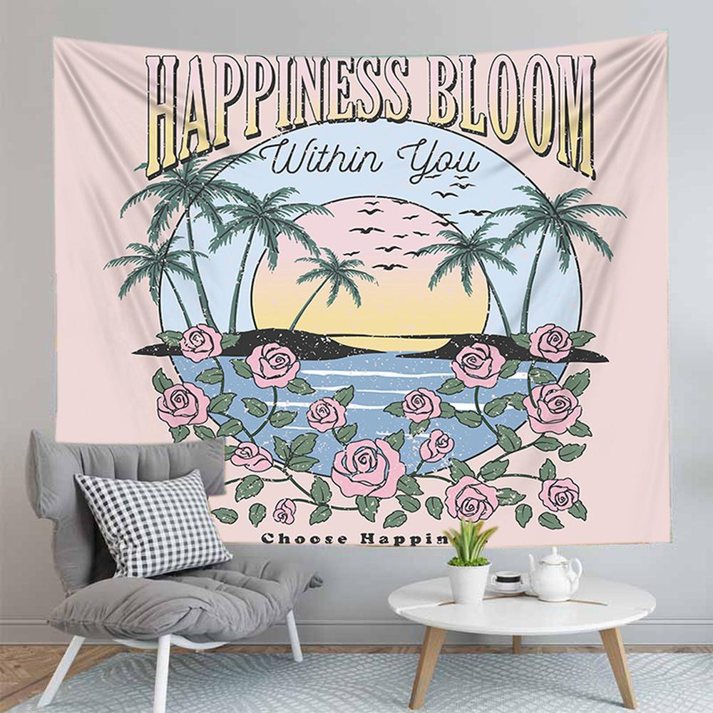 Tapestry Fashion Living Room Home Decoration Wall Hanging Room Bedroom Psychedelic Hanging Cloth Background Wall Cloth Tapestry
