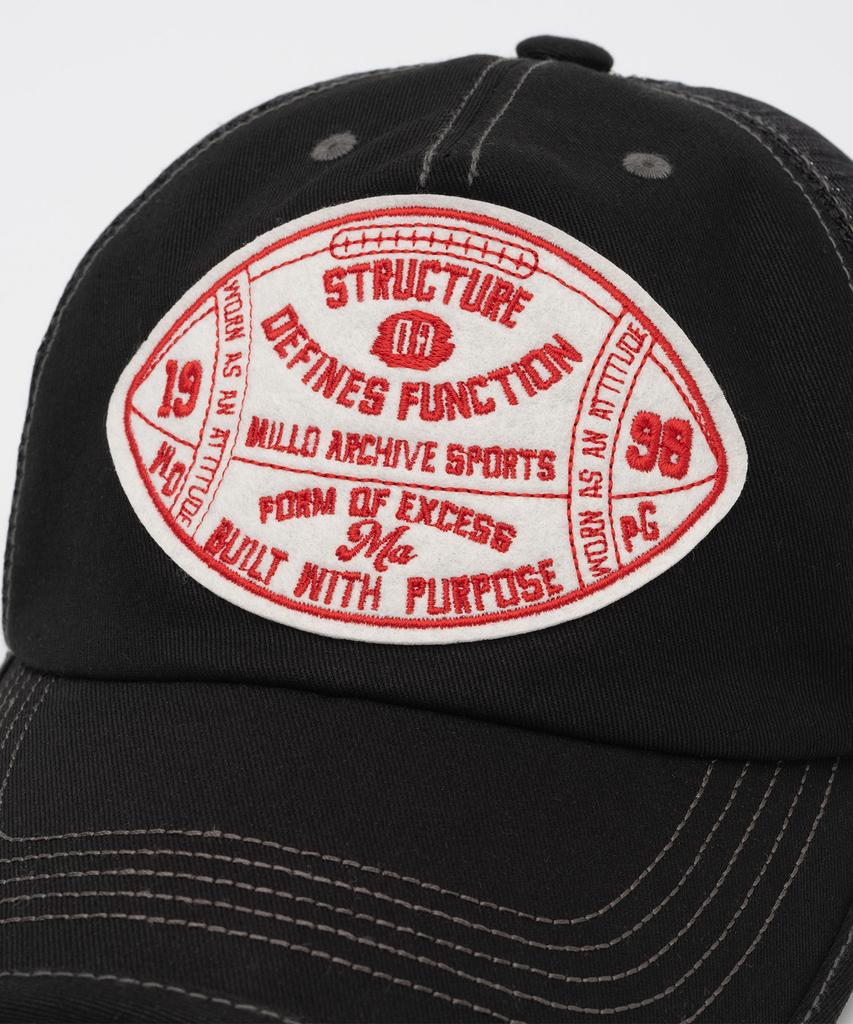 MILLO ARCHIVE Depot Patch Trucker Cap [Black]