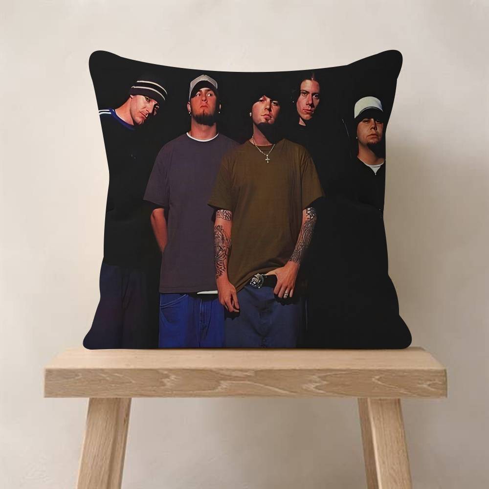 PC Limp BBizkit Cushion Cover Car Throw Pillow Case For Sofa Car Christmas Gift