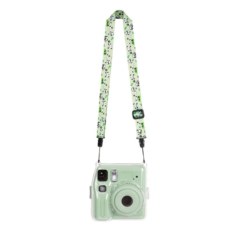 Clear Camera Protector For Camera Case With Photo Pocket And Customizable Shoulder Belt Sticker Solid Holder