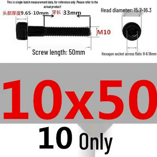 High-Strength Grade 12.9 Internal Hex Head Screws M1.4-M20