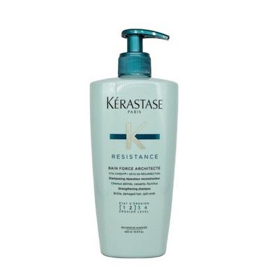 MIGLIORE) Shampoo Premium Kérastase Bang Force Architect Shampoo per lo sviluppo dei capelli danneggiati, 1 pz, 500 ml