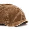 Britse Corduroy Achtkantige Pet Herfst Winter Heren Pet Warme Baret