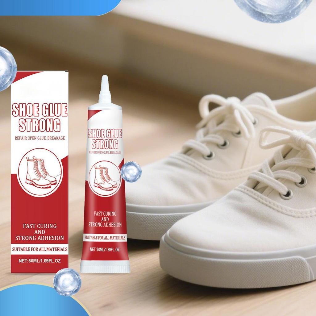 50g Flexible Shoe Glue Waterproof Repair Adhesive Bending & Wash Resistant Gel For Sneaker Sole, Leather, DIY Home Repair Tool