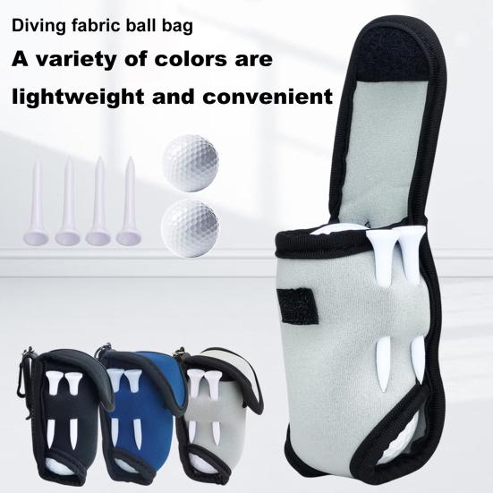 

1 комплект, портативная сумка для гольфа с крючком, держатель для мячей для гольфа, органайзер из неопрена, аксессуары для гольфа, сумка для переноски, поясная сумка, подарок для энтузиастов
