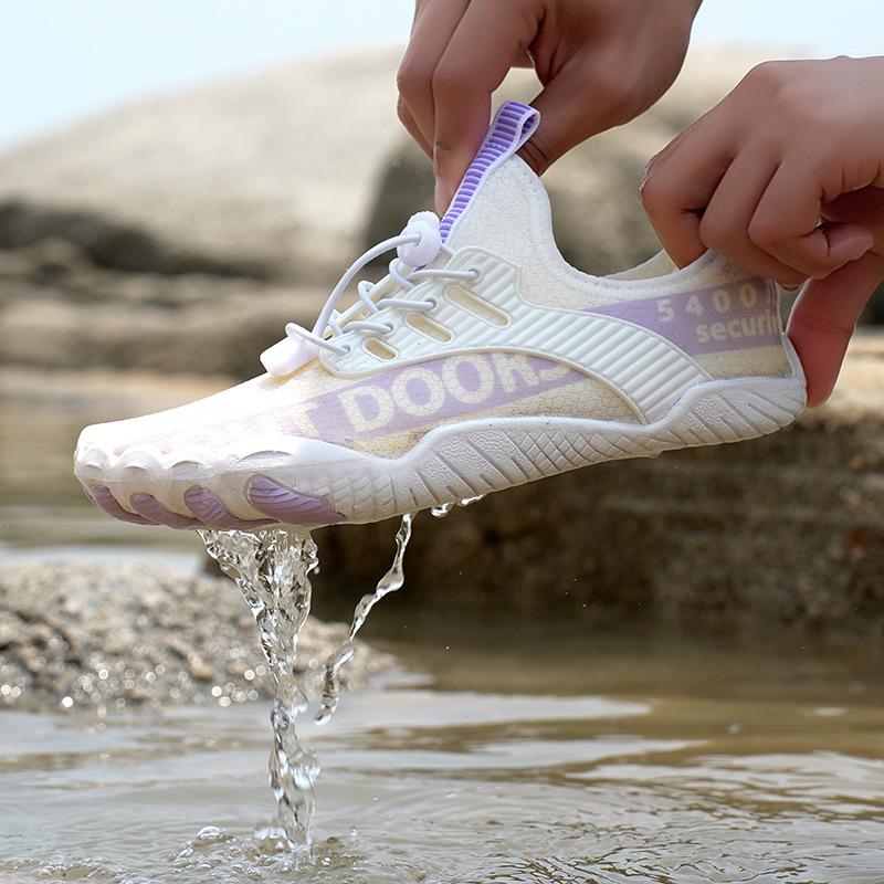 

Outdoor men s and women s non-slip and wear-resistant creek quick-drying soft-soled beach shoes snorkeling swimming shoes men s fishing five-finger 46