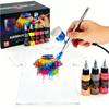 12/28-color Fine-tip Airbrush Acrylic Paint Set Water-based Model Paint for DIY Hand-painting Spraying and Inking
