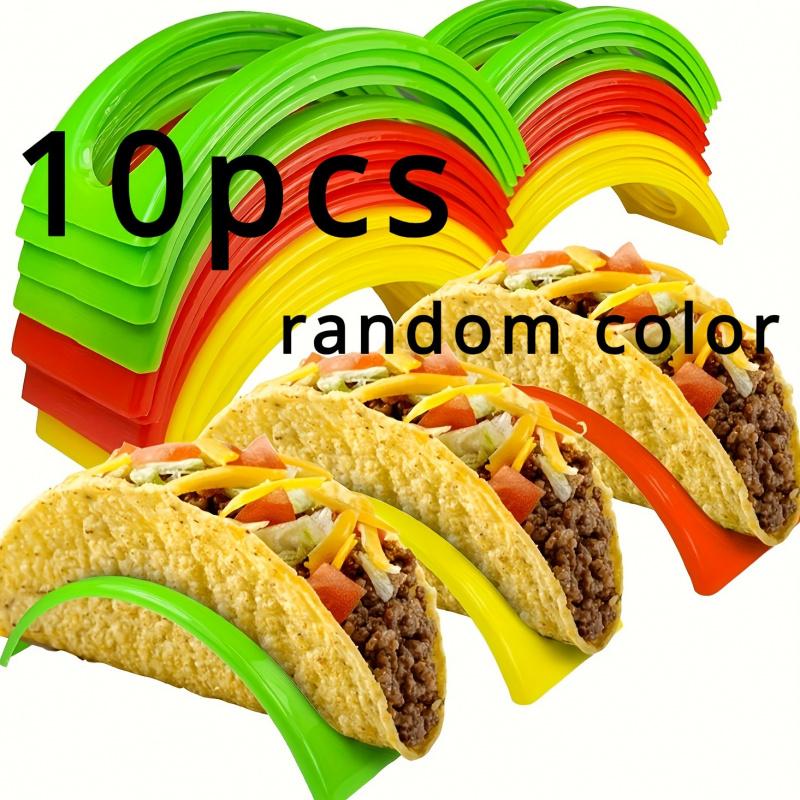 10 Stück Mexikanischer Pfannkuchenhalter, Maisrollenhalter, Taco-Halter, Mexikanischer Pfannkuchenhalter, Geeignet für Zuhause und Restaurant
