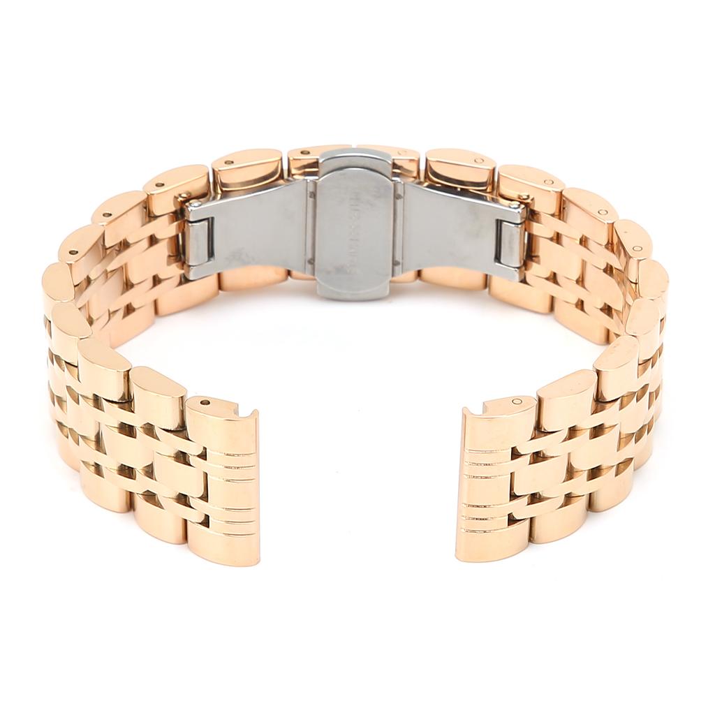 Watch Bracelet Stainless Steel Watch Strap Replacement   Length Watch Band   Gold