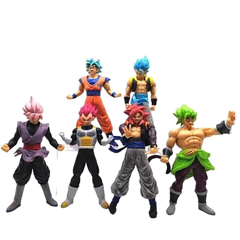 Dragon Ball Handheld Figures 18cm Pvc Material Cartoon Anime Style
