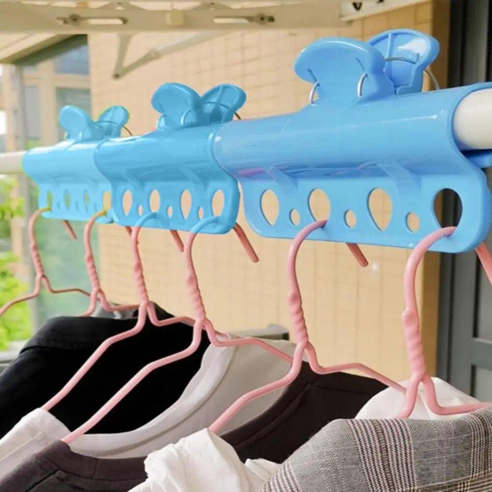 Large Drying Rod Buckle Plastic Rod Type Clothes Peg Porous Clamp Windbreaker Clip  Balcony