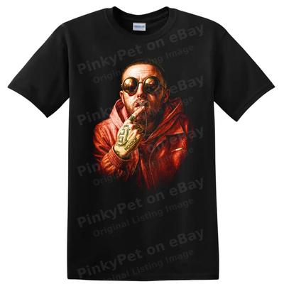 Mac Miller Hip Hop Portrait T Shirt American Rapper Producer Tee