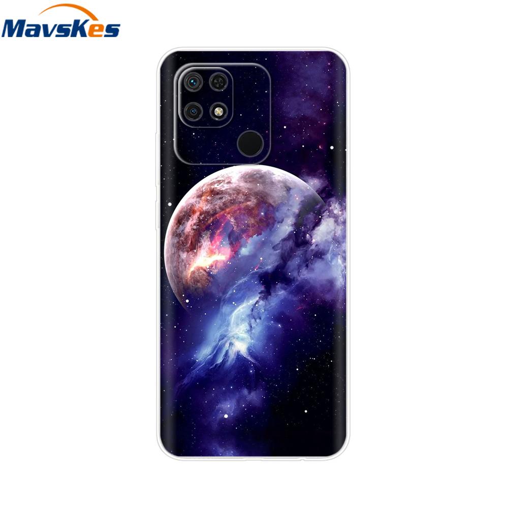 For Redmi 10C Case Clear Heart Flower Soft Silicon Phone Cover For Xiaomi Redmi 10C Coque redmi10C 10 C Fundas Bumper Shockproof