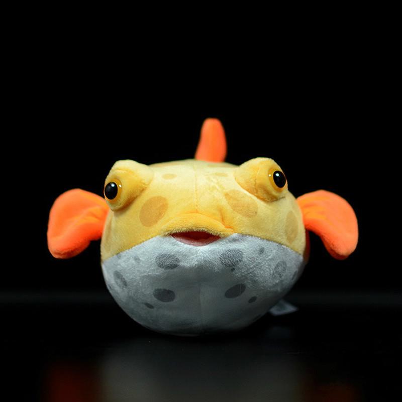 Cute Pigmy Boxfish Fish Plush Dolls Simulation Marine Animals Fish Plush Educational Toys